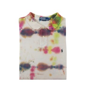 Polo Ralph Lauren polo tie dye blanc multicolore