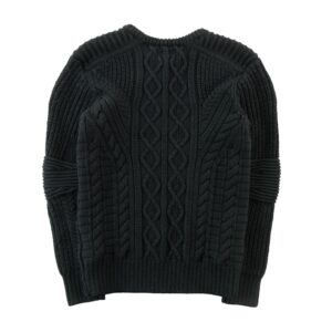 Polo Ralph Lauren Pull torsade en laine noir