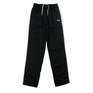 PUMA Contrast Pants pantalon de survetement noir a bandes blanches