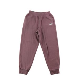 Puma pantalon de survetement a logo brode mauve