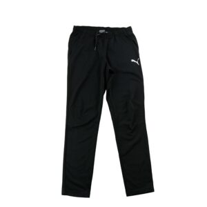 Puma pantalon de survetement noir a logo blanc