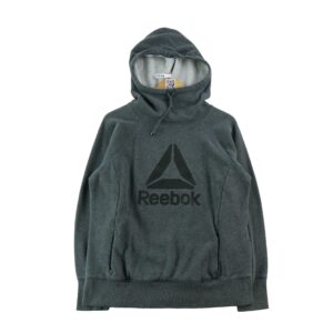 Reebok Polaire a capuche logo Vector gris anthracite