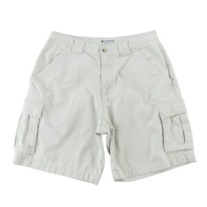 Short cargo Columbia ecru a poches utilitaires