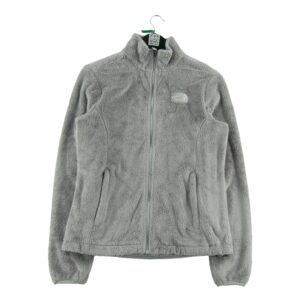 The North Face polaire zippee femme a poils longs grise