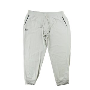 Under Armour Sportstyle Tricot Jogger zippe blanc casse