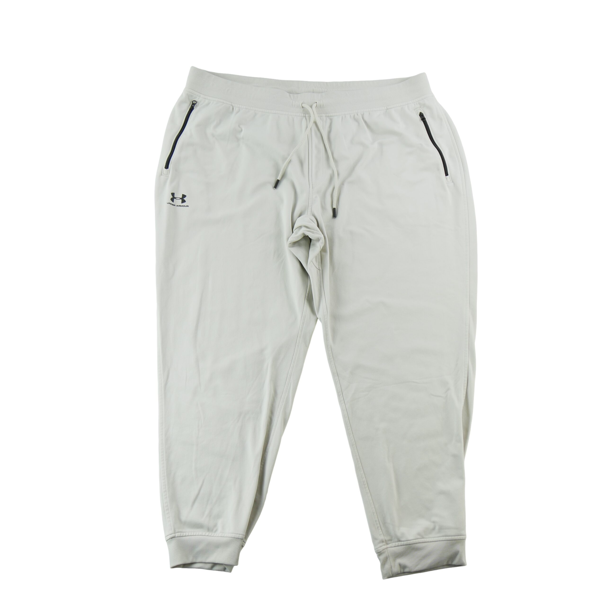Under Armour Sportstyle Tricot Jogger zippe blanc casse