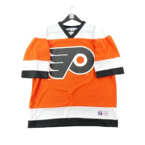 Logo 7 Maillot NHL Philadelphia Flyers John LeClair 10 orange