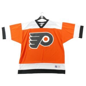 Logo 7 Maillot NHL Philadelphia Flyers John LeClair 10 orange
