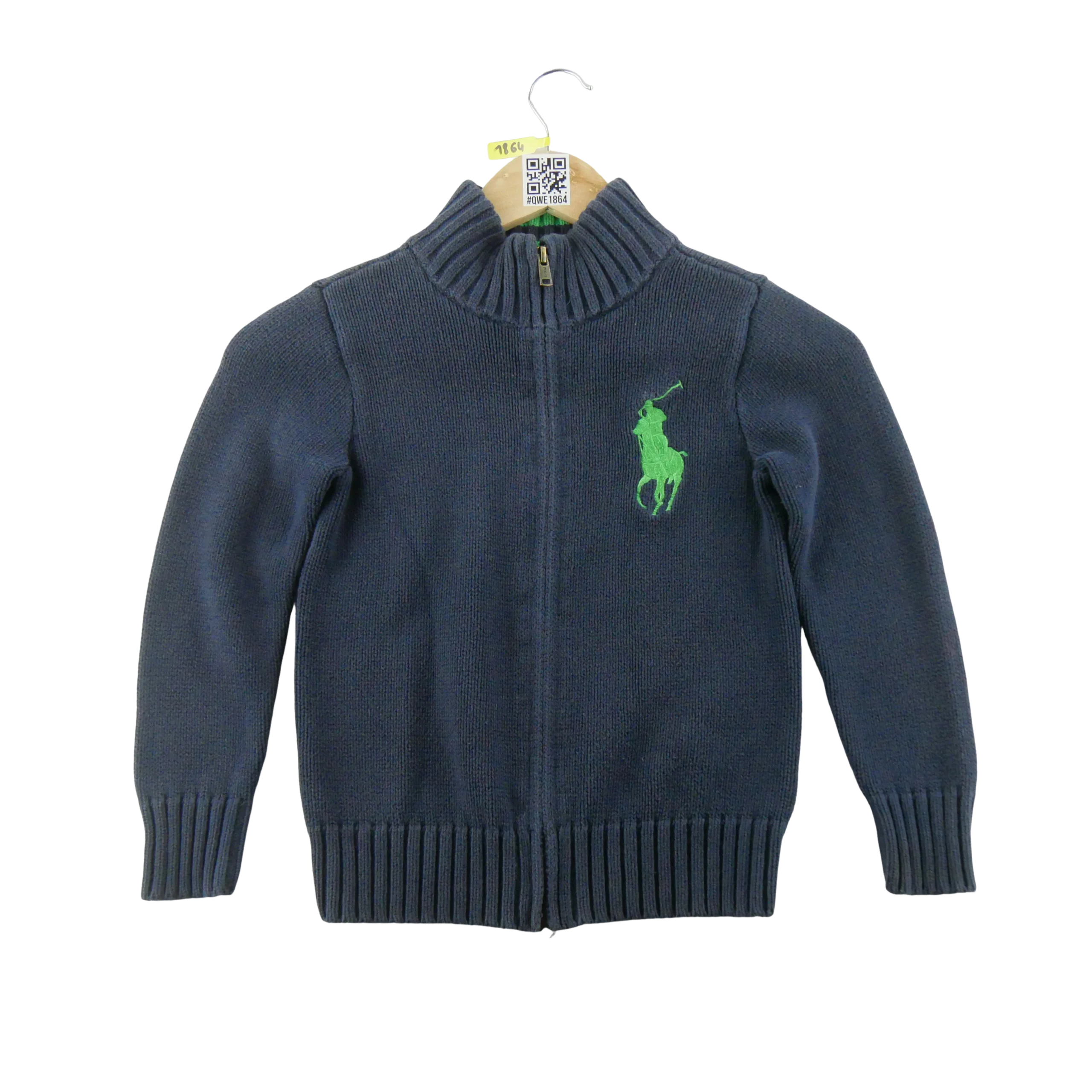 Polo by Ralph Lauren polaire zippee Big Pony bleu marine enfant