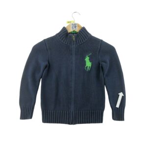 Polo by Ralph Lauren polaire zippee Big Pony bleu marine enfant