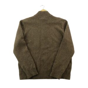 Polo by Ralph Lauren pull col montant boutonne marron chine